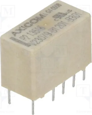 Produktbild von 1x Relais: elektromagnetisch 0,5A/125VAC  USpule : 5VDC  2A 3-1393788-3 Elektromag