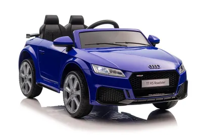 Zdjęcie produktu dla Samochód elektryczny Audi Tt Rs pojazd na akumulator ciemnoniebieski samochód elektryczny dla dzieci