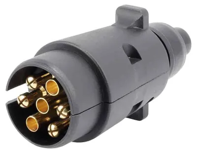Produktbild von Wtyczka gniazda przyczepy 7 PIN, plastikowa