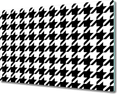 Produktbild von Glas Schneidebrett Herdabdeckplatten Schneideplatten - 80x52 cm - Hundezahnmuster