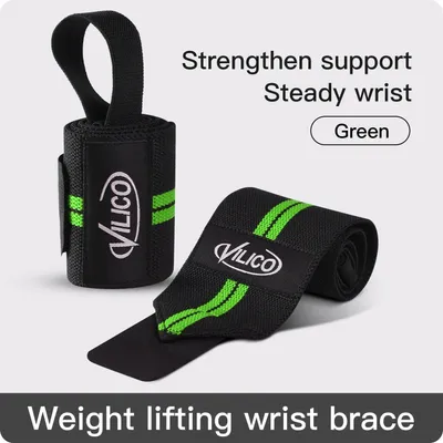 Produktbild von Handgelenkbandage aus Nylon – Fitness Bandage mit Daumenschlaufe & Klettverschluss, Handgelenkstütze für Krafttraining, Bodybuilding, Calisthenics