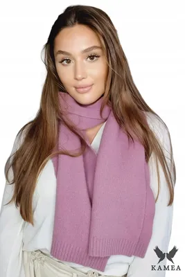 Produktbild von Kamea Schal Szalik-02 Damen Wollschal Lila 170x25cm