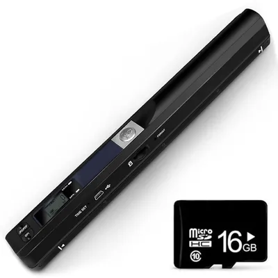 Image de Scanner de documents portable avec une résolution de 900 dpi et une carte SD de 16 Go