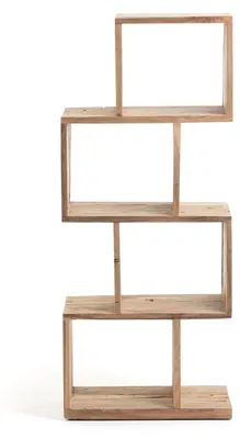 Produktbild von Regal Aroba 55 x 30 x 132 cm Teakholz Schrank Aufbewahrung Wohnzimmer Neu