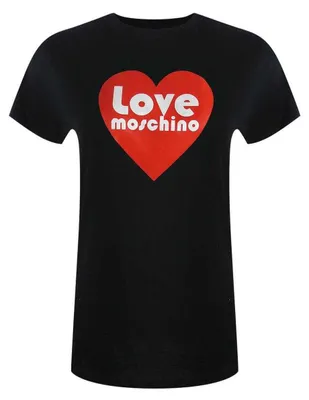 Produktbild von Love Moschino - T-Shirt für Damen, Baumwolle SY4122 (M) (Schwarz)