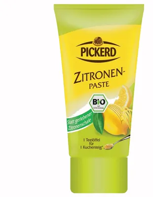 Zdjęcie produktu dla Organiczna pasta cytrynowa Pickerd zamiast startej skórki z cytryny 60 g