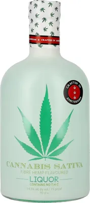 Image de Cannabis Sativa Fibre Hemp Flavoured LIQUOR 14,5% Vol. 0,7l