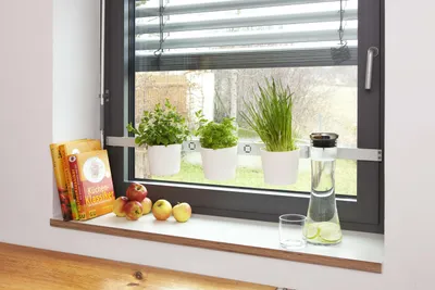 Produktbild von Kräuter- und Pflanzenleiter für Fenster von 72,5-111,5cm weiss 200240201-HE