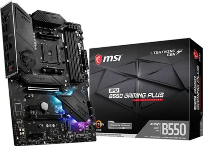 Zdjęcie produktu dla MSI MPG B550 Gaming Plus AMD B550 Socket AM4 ATX