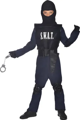 Produktbild von SWAT-Agent-Kinderkostüm Deluxe (4–6 Jahre)