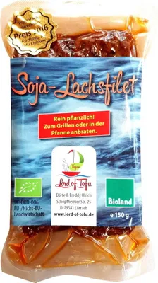 Obrázok produktu pre VEGÁNSKY SALMON S TOFU BEZLEPKOVÝ150 g - LORD OF TOFU