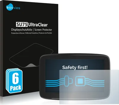 Produktbild von 6x Für TomTom GO Classic 5" Schutzfolie Savvies Displayschutz Display Schutz Folie Klar Transparent