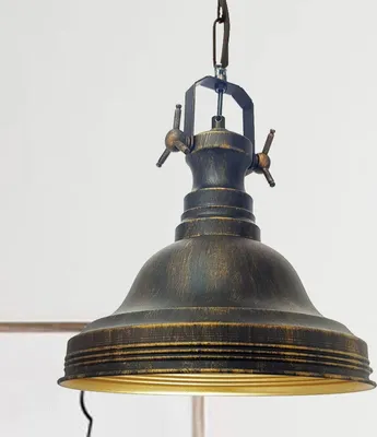 Produktbild von Pendelleuchte I Ulmete  I Ø 30, Wohnzimmer, Esstisch Vintage Industrial, Kupferfarbe Vintage Deckenlampe