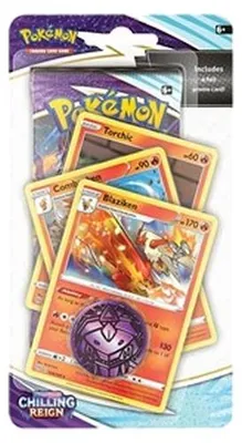 Produktbild von Pokemon Chilling Reign: Blaziken Premium Checklane Blister
