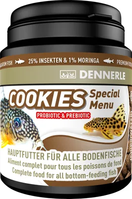 Produktbild von Dennerle Cookies Special Menu 200 ml - Futter für Bodenfische