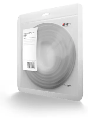 Productafbeelding van Lindy 45403 UTP Cat6 Kabel, grau 2.00m  LSOH, inkl. Testprotokoll