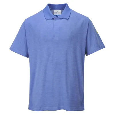 Image de Portwest AS21 Antistatik ESD Polo-Shirt Hamilton Blue Gr. L