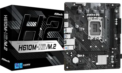 Immagine prodotto di ASROCK Asrock H610M-H2/M.2 Intel H610 LGA 1700 micro ATX