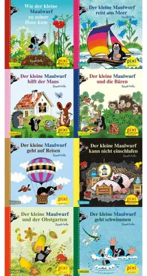 Produktbild von Pixi|Carlsen Pixi-Box 256: Der kleine Maulwurf (8x8 Exemplare)