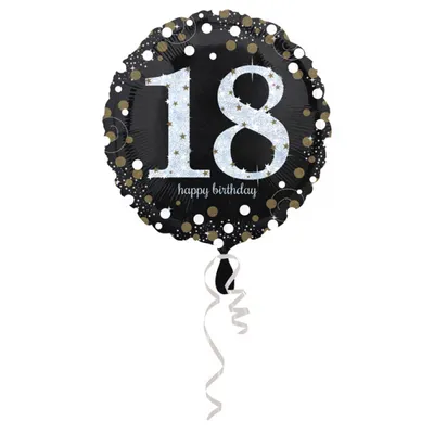 Image de AMSCAN Ballon de baudruche étincelant 18 0 0 0