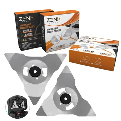 Produktbild von Robomow – 2 X Ersatzmesser – DUO PACK für beste Ergebnisse – passend für die Robomow-Modelle RC, RS, MC, MS, TC, TS und City MC bei ZENXSTORE