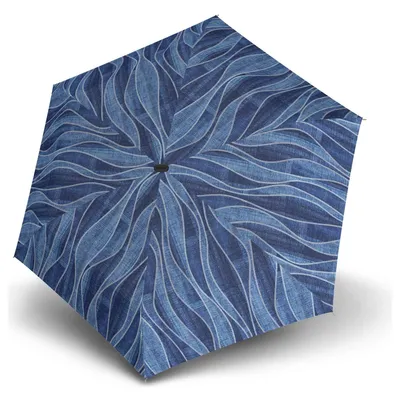 Imagen del producto de Knirps paraguas de bolsillo paraguas X4U Jeans azul