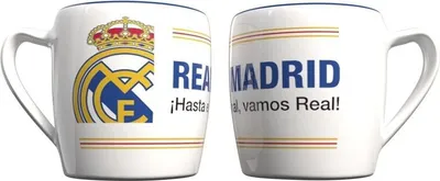 Immagine prodotto di Tazza bicolore Real Madrid da 380 ml per caffè e tè