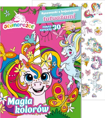 Obrázok produktu pre Kreatívne kresby s jednorožcami - Objavte magický svet tetovania a rozvíjajte fantáziu svojho dieťaťa!