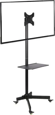 Immagine prodotto di Falco - Support mobile e regolabile per piccoli televisori LCD LED, da 19 a 37 pollici - 9 x 33,5 x 77 cm - Nero