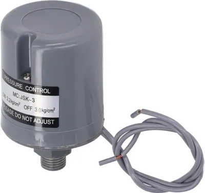 Image de Pressostat pour pompe à eau 1/4 pouce, régulateur de pression automatique pour pompes de surpression, régulateur de pression mécanique, 220-240 V