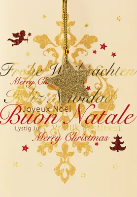 Produktbild von Weihnachten Glückwunschkarte im Format 115 x 17cm mit Umschlag
