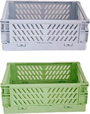 Immagine prodotto di Famanu Mini-Box, set da 2 - Contenitori pieghevoli in plastica