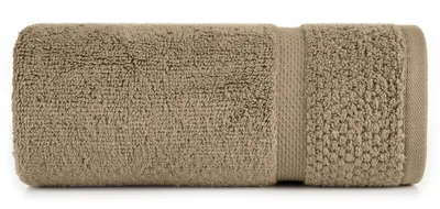 Zdjęcie produktu dla Ręcznik Vilia 50x90 beżowy frotte 530g/m2 Eurofirany