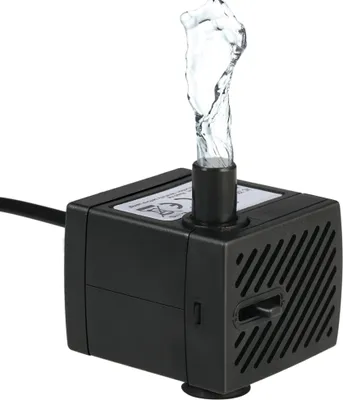 Produktbild von 150L / H 2W Tauchwasserpumpe fuer Aquarium Tabletop Brunnen Teich Wasser Gaerten und Hydroponische Systeme mit einer Duese 4.9ft (1.5m) Netzkabel AC220-240V