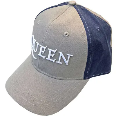 Zdjęcie produktu dla Queen Logo (2-Tone) Czapka Grey & Navy Blue UNI