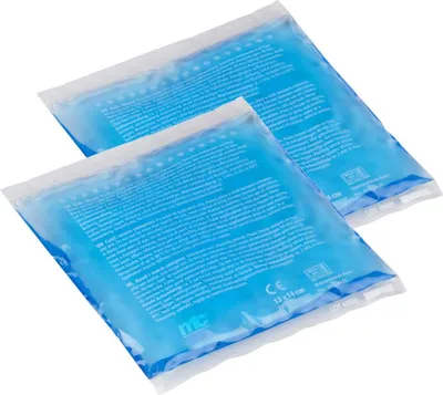 Produktbild von Kalt Warm Kompressen, Gel, Mikrowellen geeignet, 13 x 14 cm, 2 Stück