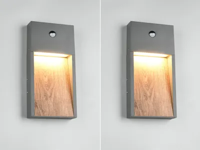 Produktbild von LED Außenleuchten mit Bewegungsmelder Terrassenbeleuchtung Hauseingang Anthrazit
