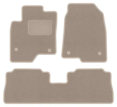 Productafbeelding van Velours automatten voor Opel Antara 2006-2017 (SUV) – 3-delig, beige, op maat – Wielganizator LUX