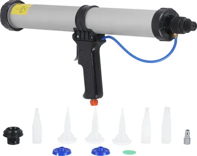 Produktbild von Pneumatische Kartuschenpistole, Applikator aus Aluminiumlegierung, Industriewerkzeuge für Schiffsbehälter, 600 ml