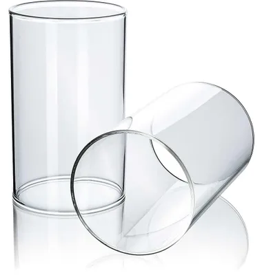 Produktbild von 2er Set Windlichtgläser für Drinnen und Draußen aus Borosilikat-Glas