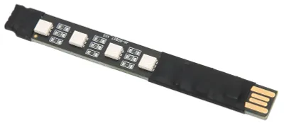 Obrázek produktu pro LED pásky s dálkovým ovládáním a 4pinovým rozhraním – praktické a pohodlné osvětlení s synchronizací s hudbou pro domácnost – černé