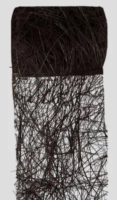 Produktbild von Dekoband ABACA, Pflanzenfaser-Band, Raffia/Sisal 7cm/5m Schokobraun