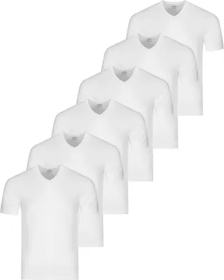 Produktbild von RAGMAN 6er Pack Basic Unterhemd / Shirt Kurzarm Bequem und atmungsaktiv, Vielseitiges Basic, Optimale Passform