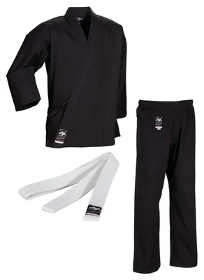 Produktbild von Ju-Sports Karateanzug ‘To Start’ – Schwarz – mit Gürtel - 170 cm