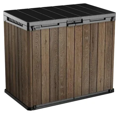 Obrázek produktu pro Zahradní úložná skříň Keter DECO SIO DARWIN 1 150 L - walnut / ořech