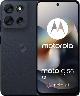 Produktbild von Motorola moto g56 5G , 17,1 cm (6.72"), 8 GB, 256 GB, 50 MP, Android 15, Schwarz