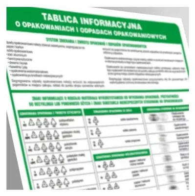 Zdjęcie produktu dla Tablica do oznaczania opakowań 25 x 35 cm