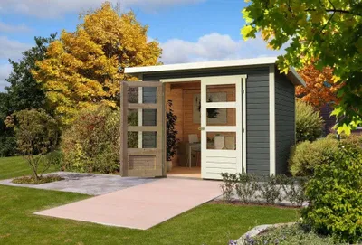 Produktbild von Gartenhaus Stockach 2 terragrau