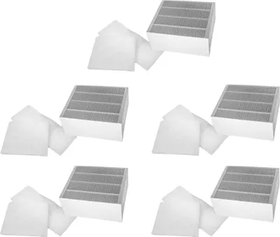 Produktbild von Trade-Shop 15in1 Filter-Set (5x Pollenfilter, 5x Zuluftfilter, 5x Abluftfilter) kompatibel mit Vallox ValloPlus 270 MV, 270 SC, 270 SE Lüftungsgerät