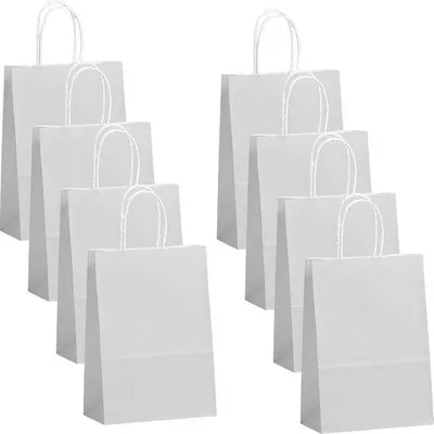 Produktbild von Famanu Geschenkbeutel aus Kraftpapier 30 Stück - Klein, mit Handgriffen